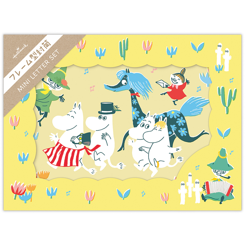 MOOMIN ムーミン ミニレターセット MOADイエロー/843-632